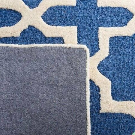 Safavieh Cambridge Square Rugs, Navy Blue and Ivory - 4 x 4 ft. CAM125G-4SQ